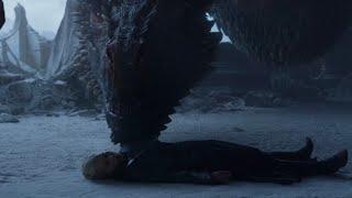 Dragon Fire Iron Throne / Death Daenerys Targeryan / Got S8E6