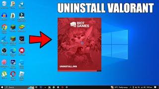 How to Uninstall VALORANT Completely | Remove VALORANT from Your PC