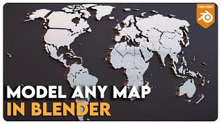 How To Create 3D Maps In Blender In Just 6 Minutes With This Easy Method