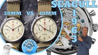 SeaGull 1963 38mm vs 40mm - Should you buy the 38mm or the 40mm?