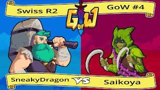 GoW4 - Gilgamesh - TheSneakyDragon (Wulfar) vs Saikoya (Sedge) - AWST Swiss rounds 2