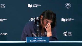 Toronto 2024 - Bianca Andreescu, in tears at press conference: "It sucks!"