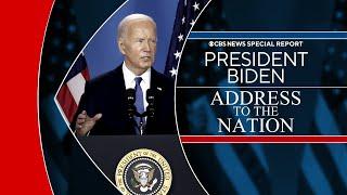 Biden addresses decision to drop out of 2024 presidential election | full coverage
