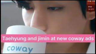 Kim taehyung and park Jimin at new coway ads looking soo good 