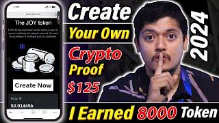 Joystream Create Your Own Crypto - $125 JOY Token Proof   - Earn Crypto Without Investment 2024 