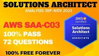 AWS Certified Solutions Architect Associate Practice Questions - ANALYSIS SEP-NOV 2023  (SAA-C03)