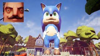 Hello Neighbor - Big Baby Sonic the Hedgehog Act 1 Gameplay Walkthrough