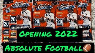 HANGERS ARE BANGERS Opening 2022 Absolute Football Hanger Packs!  HUGE HITS!