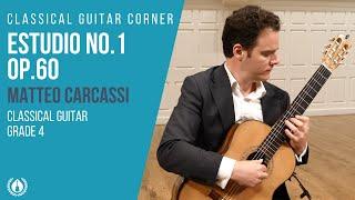 Estudio Op.60 No.1 Allegro by Matteo Carcassi - Grade 4 Repertoire for Classical Guitar