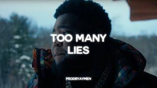 [FREE] Lil Tjay Type Beat x Rod Wave Type Beat - "Too Many Lies" | Melodic Piano Type Beat