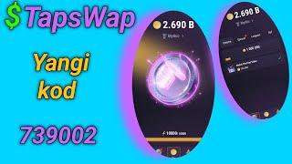 TapsWap yangi kod va listing #tapswap #listing #hamsterkombat