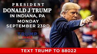 LIVE: President Trump in Indiana, PA