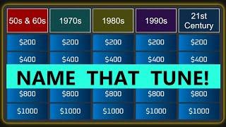 Guess the Song Jeopardy Style | Quiz #27 - 1950s to 2010s Music Decades Challenge!