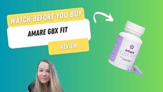 Amare GBX Fit HONEST Review - I didn't lose weight, but...