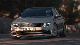 Passat B8 2.0TDI R-Line Cruise - Assetto Corsa (Logitech G29)