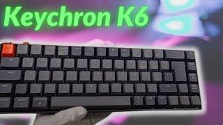 Keychron K6 Gaming Keyboard unboxing + Stock sound test