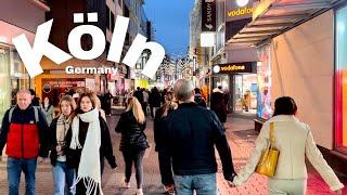 Cologne Germany Walking Tour / Köln City Center 4K