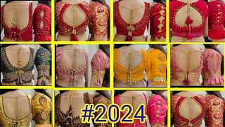 top 20 new back neck design ||ब्लाउज ki latest design ||2024 ki new model Baju ki design