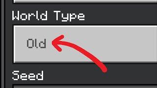 what if you create an "old" world type?