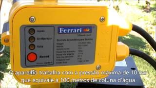 Controle automático liga e desliga de bombas d' água