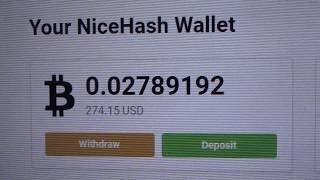 Nicehash Mining BTC Payout