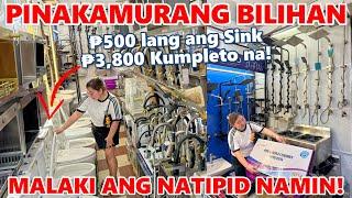 PINAKAMURANG Bilihan ng Toilet Bowl, Shower, Sink, Faucet, Heater Etc! Ang Laki Ng Matitipid Dito