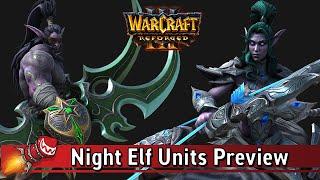 Warcraft III Reforged: Night Elf Units Preview