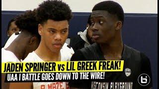 Lil Greek Freak vs Jaden Springer! UAA Battle Goes Down to the Wire! Full Highlights!