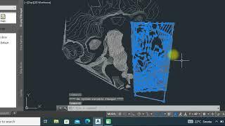 How to Trim an AutoCAD Contour Lines at Once to Create Surface