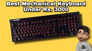 Best Mechanical Keyboard Under Rs. 3000  (2021) | Cosmic Byte CB-GK-03 Black Eye [Unboxing]