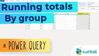Running totals by subcategory in Power Query!!