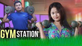 GYM STATION | New Kokborok short drama 2024 | ABIR DEBBARMA