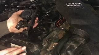 removing PCV VALVE 2.0t FSI audi volkswagen