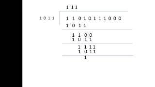 Cyclic Redundancy Check animation (Network Laboratory part 1)