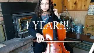 Progress Video: One Whole Year Learning the Cello!