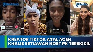 Konten Kreator TikTok Asal Aceh Khalis Setiawan Host PK Tergokil