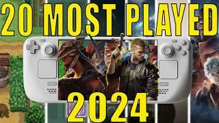 Top 20 Steam Deck Games for 2024 by Hours Played!