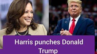 WATCH!!! I Kamala Harris cooking Donald Trump in Presidential debate