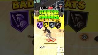 NBA 2K24 Best Finishing Badges : Fearless Finisher Badge Test #nba2k24 #2k24 #2k