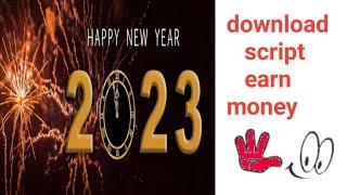 Happy New Year 2023 whatsapp viral script link|| earn money with happy new year 2023 script||