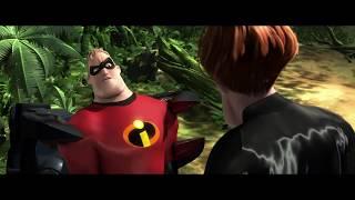 Mr. Incredible meets Syndrome scene Full HD