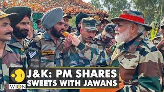 PM Narendra Modi celebrates Diwali with Indian forces, pays tribute to the martyred soldiers | WION