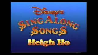 Closing To Disney's Sing Along Songs Heigh Ho 1987 VHS