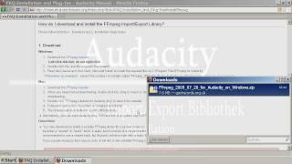 Audacity: FFmpeg Import/Export-Bibliothek - Download, entpacken und konfigurieren (Windows/deutsch)