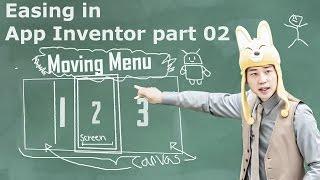 Tutorial: Easing in MIT App Inventor 2 | 02. Moving Menu using Inkscape