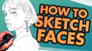 How To Sketch & Draw Faces