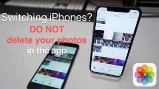 Switching iPhones?  Don't delete photos on the old iPhone yet