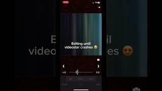 @VideoStarApp fix ur stupidass problem I can’t go five minutes with it crashing 