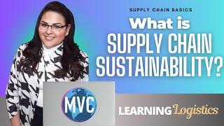 What is Supply Chain Sustainability? (LEARNING LOGISTICS SERIES)