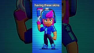 #brawlstars #shorts you have these skins with a 0.01% chance